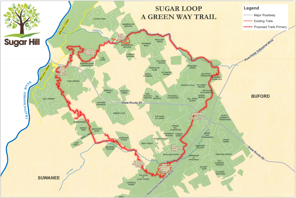 Sugar Hill bike trail