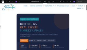 Buford GA Real Estate Market Update Spring 2026 - Jennifer K. Lewis