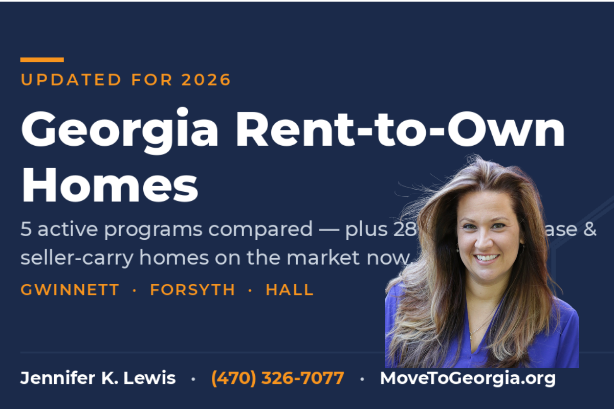 Georgia rent-to-own homes guide — programs, credit scores, and lease-purchase listings in North Georgia