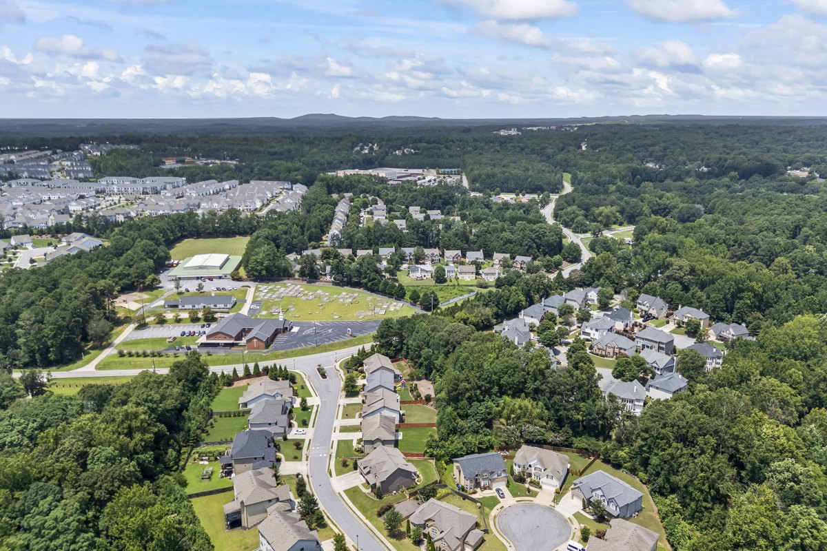 Aerial view minutes to Mall of Georgia and I-85